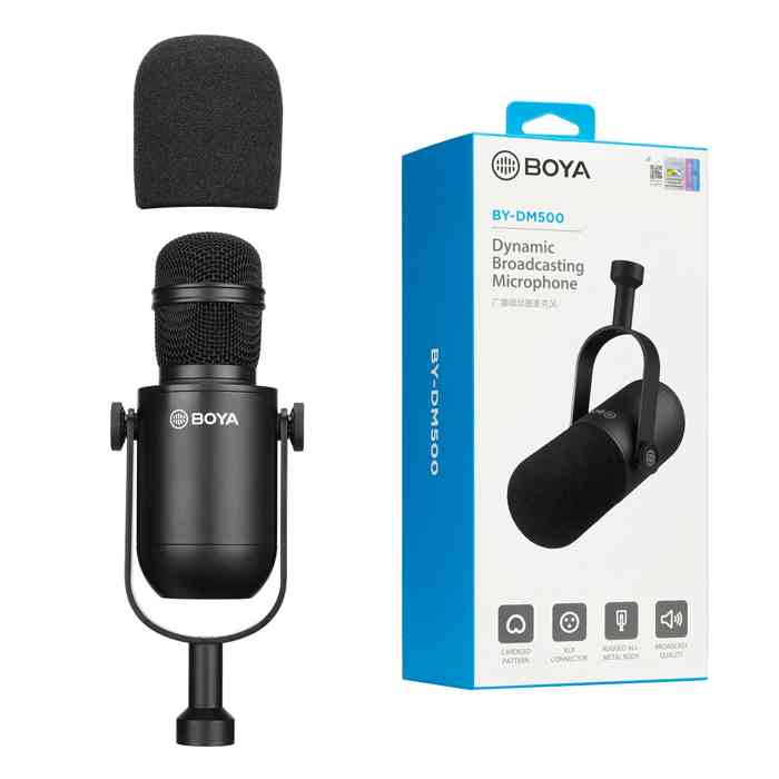 BOYA BY-DM500 Dynamic Broadcasting Studio Microphone